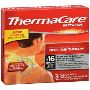 Thermacare Therapeutic Heat Wrap Neck/Arm 3s (Neck Pain Relief)
