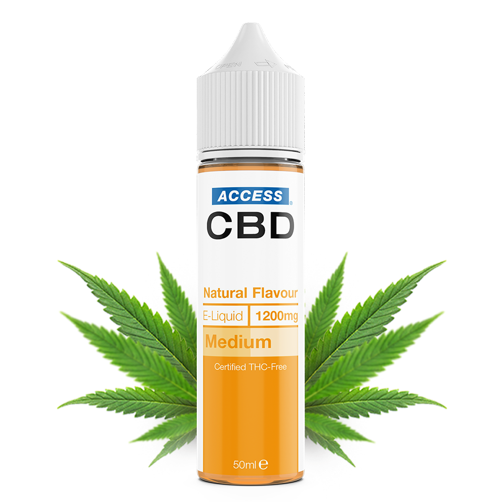 ACCESS CBD Shortfill Natural (50ml Vape E-Liquid) – 1200mg