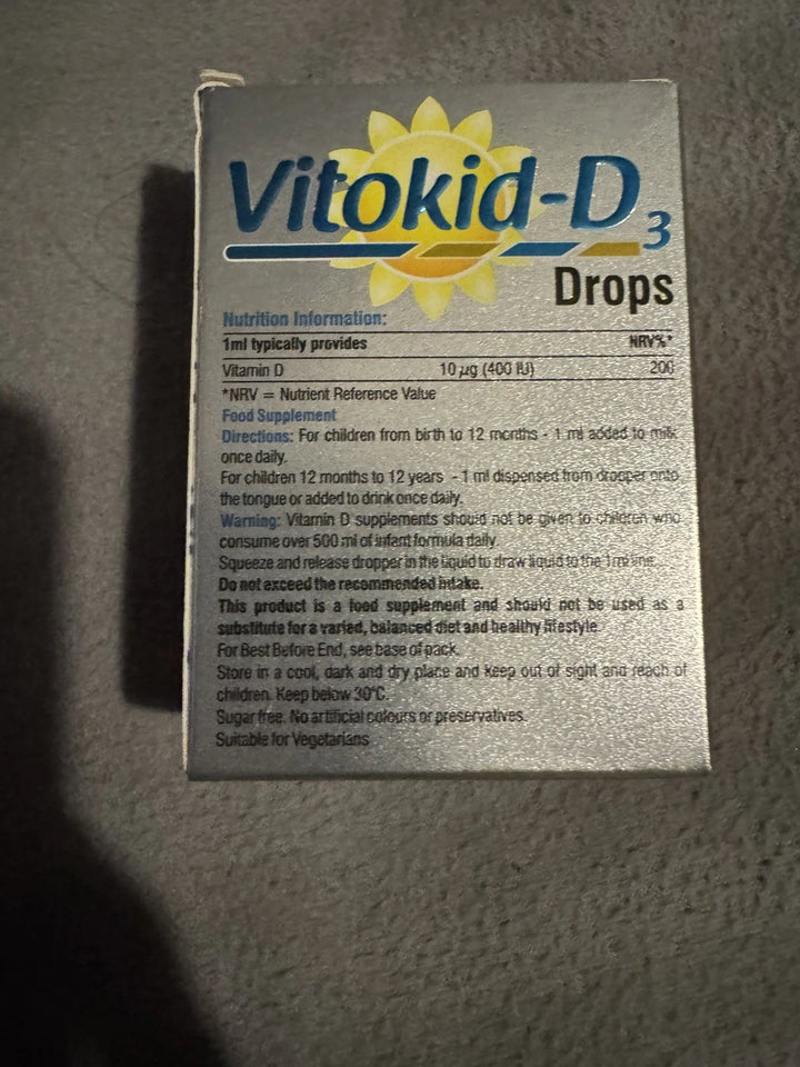 1Life on Vitokid - D3  400IU Drops - 30 ml
