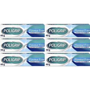 Poligrip Denture Fixative Flavour Free - 40g