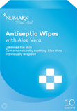 Numark Antiseptic Wipes – 10 Individually Wrapped Sachets