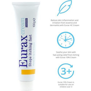Eurax Cream with Crotamiton Stops itching fast 100g