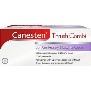 Canesten Combi Soft Gel Pessary & External Cream 2%w/w - 500mg