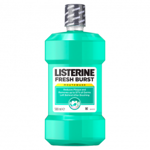 Listerine Fresh Burst Mouthwash - 500ml