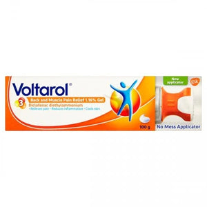 Voltarol Back & Muscle Pain Relief 1.16% Gel with Applicator - 100g