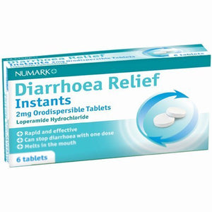 Numark Diarrhoea Relief Loperamide Instants - 6 Tablets