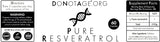 DoNotAge Pure Resveratrol - 60 Capsules