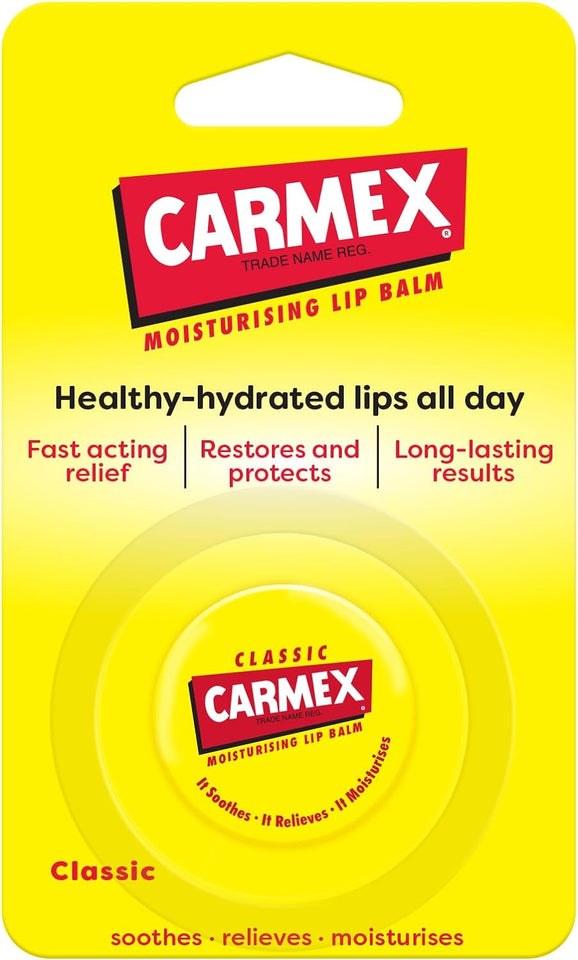 Carmex Classic Moisturising Lip Balm Jar 7.5g