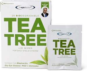 The Eye Doctor Tea Tree Lid Wipes for Blepharitis