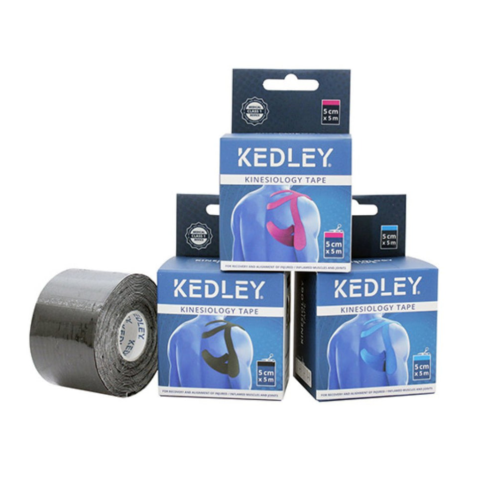 Kedley Kinesiology Tape   5cm x 5m – Elastic Support Tape for Muscles & Joints