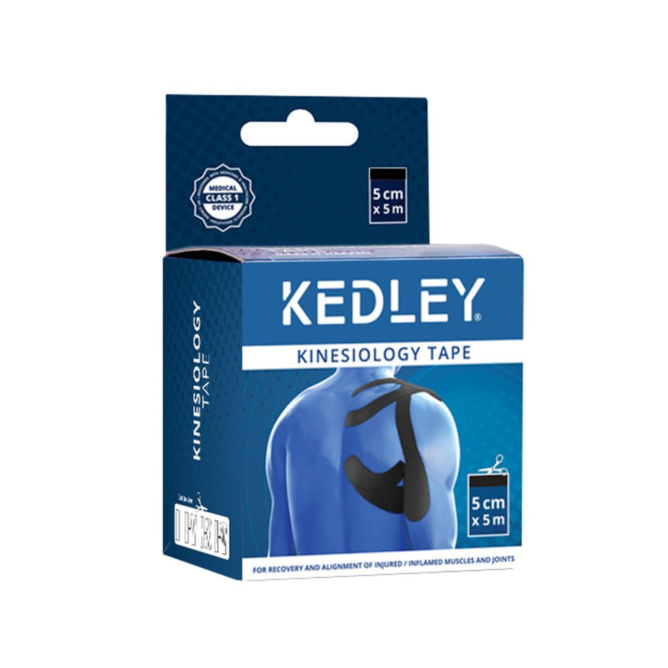 Kedley Kinesiology Tape   5cm x 5m – Elastic Support Tape for Muscles & Joints