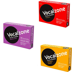 Vocalzone Throat Pastilles 24s (All Flavours)