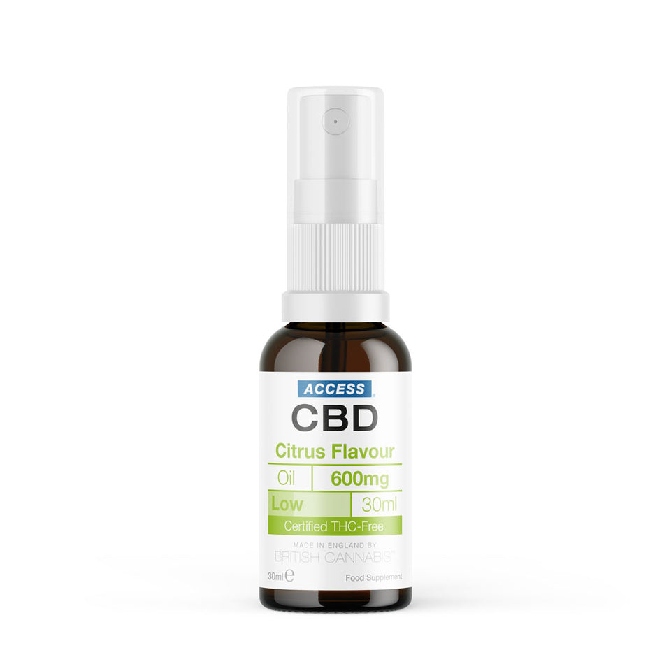 ACCESS CBD Citrus Flavour 600mg - CBD Oil Spray 30ml