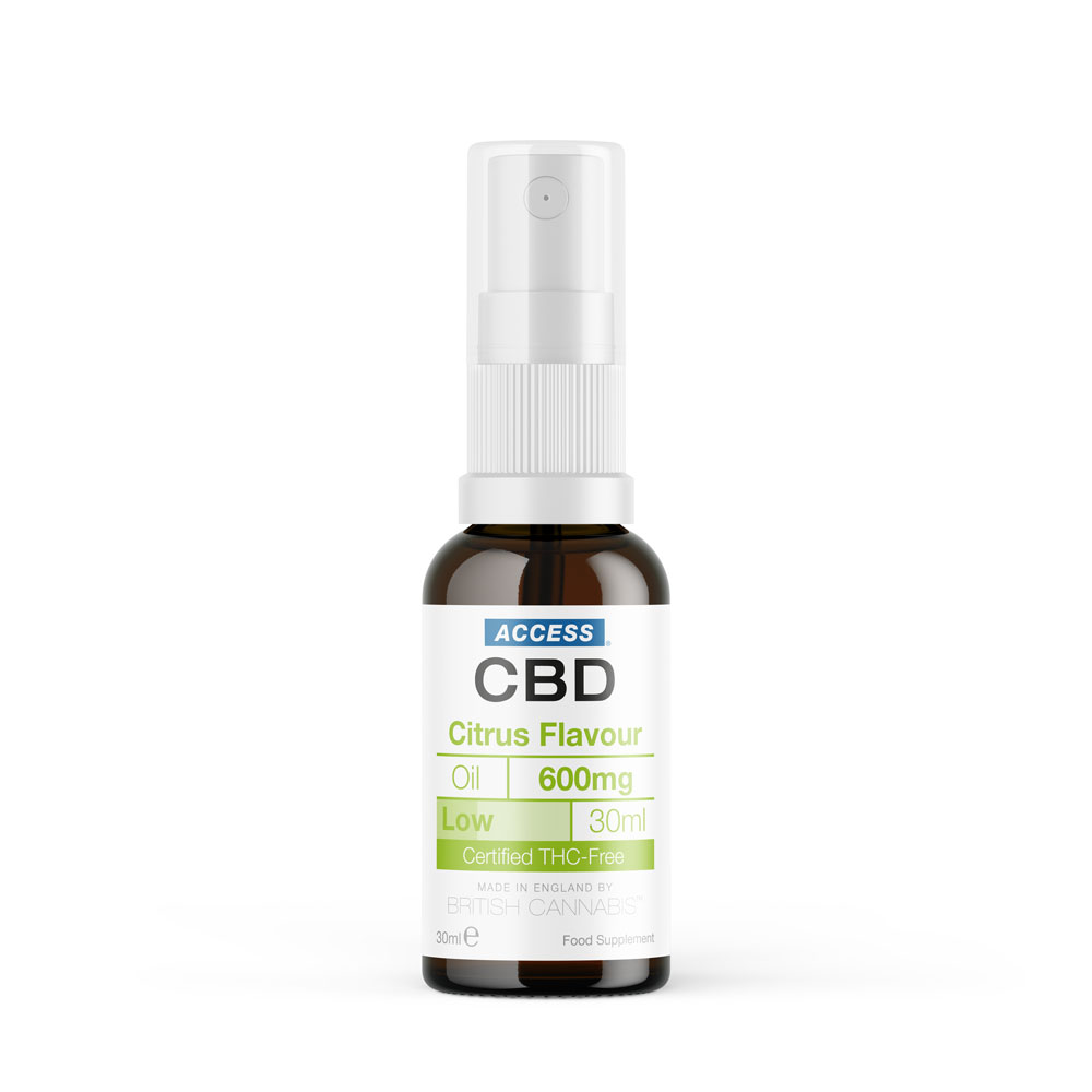 ACCESS CBD Citrus Flavour 600mg - CBD Oil Spray 30ml