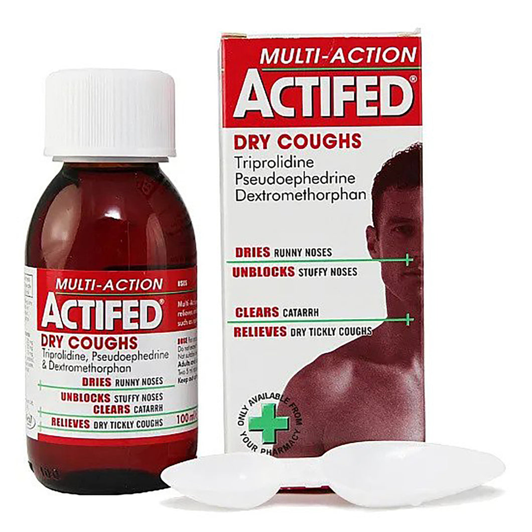 Actifed Multi-Action Dry Coughs 100ml