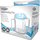 Adult Drinking Cup/Beaker/Mug for Disabled Adults with Easy Grip Handles