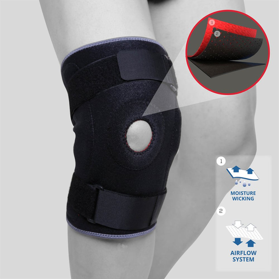 Aero-Tech Neoprene Hinged Knee Support – Universal One Size2