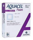 Aquacel Foam Adhesive Silicone Hydrofiber Dressing 10x10cm (420680) – Pack of 10