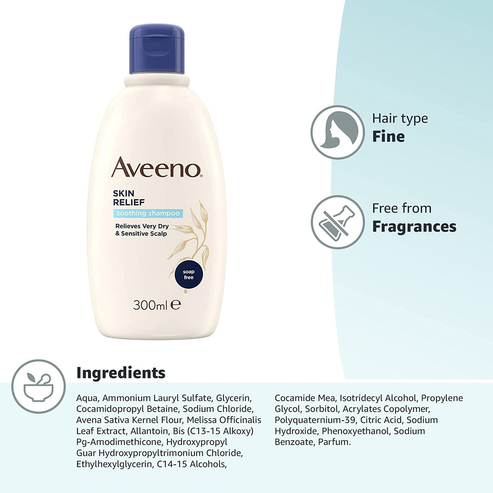 Aveeno Skin Relief Soothing Shampoo - 300 ml