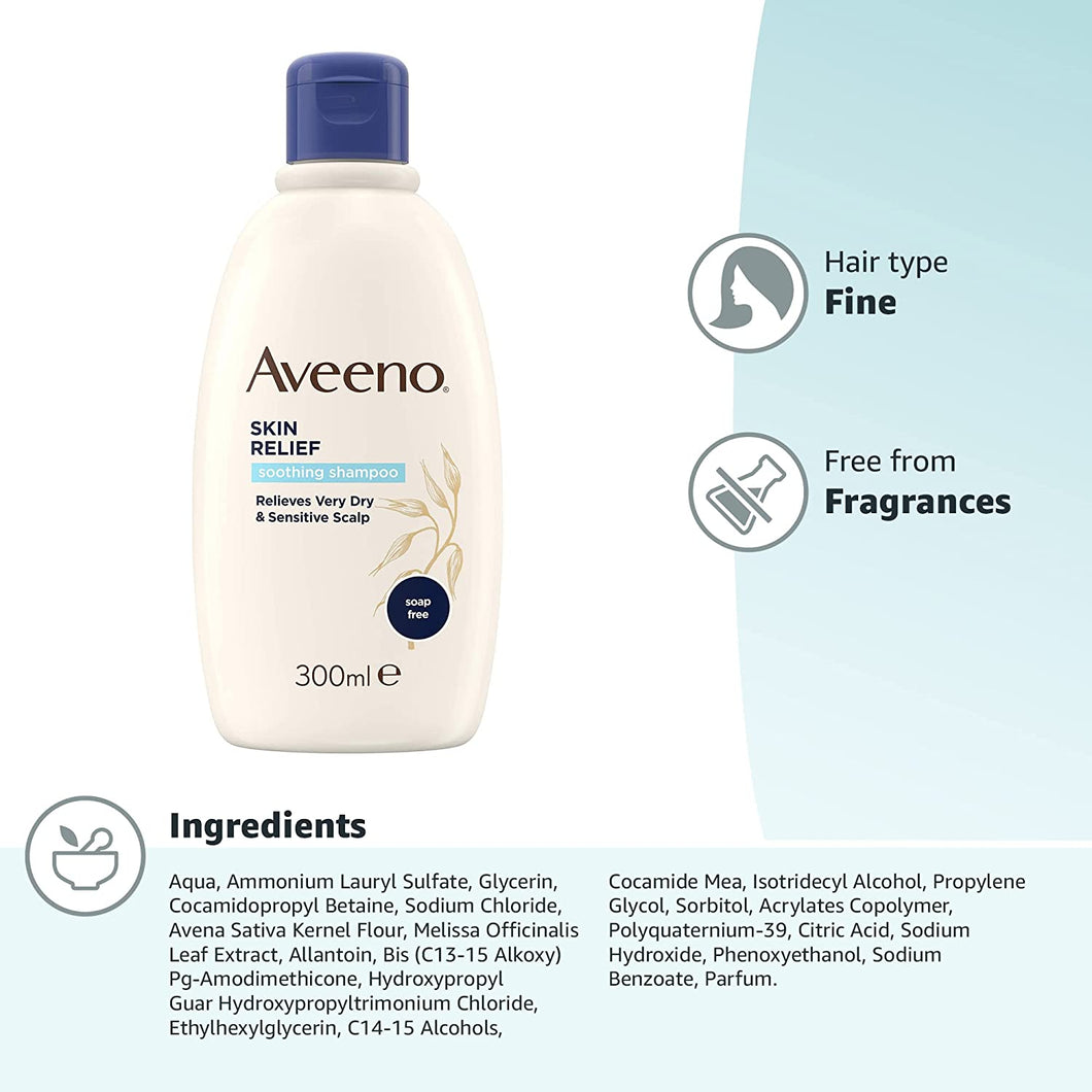 Aveeno Skin Relief Soothing Shampoo - 300 ml