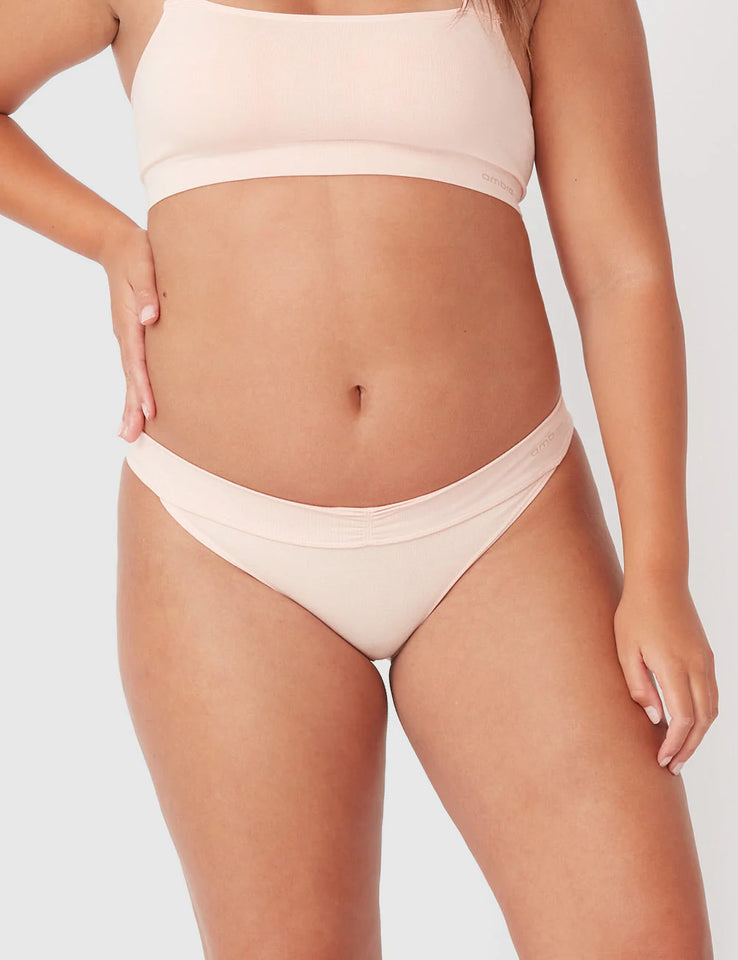 Bamboo Basics Bikini – Putty Pink1