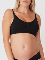 Bamboo Maternity Crop – Charcoal Marl