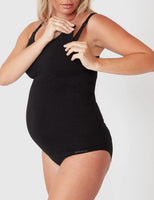 Bamboo Maternity Feeding Cami – Charcoal Marl2