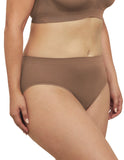 Bare Essentials Hi Cut Brief – Almond1