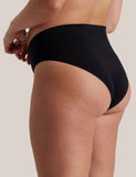 Bare Essentials Hi Cut Brief – Black | Seamfree Comfort & Sustainable Style2