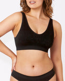 Bare Essentials Lace Bralette – Black 