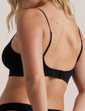 Bare Essentials Padded Wirefree Bra – Black | Everyday Comfort & Eco-Friendly Design2