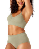 Bare Essentials Padded Wirefree Bra – Pistachio | Eco-Friendly Everyday Comfort1