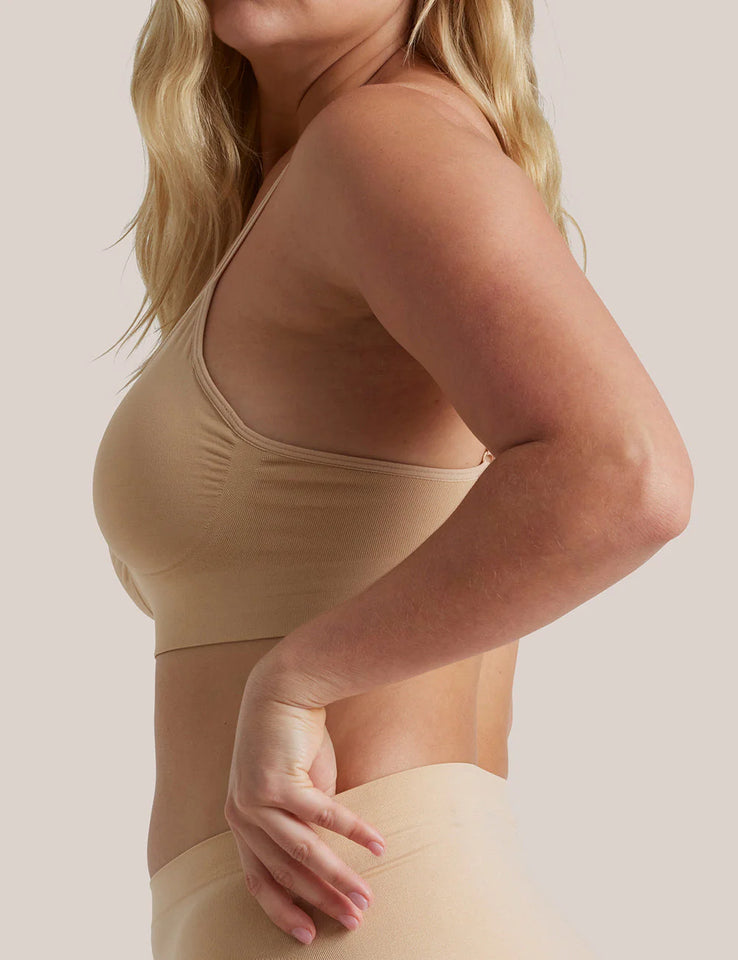 Bare Essentials Padded Wirefree Bra – Rose Beige1