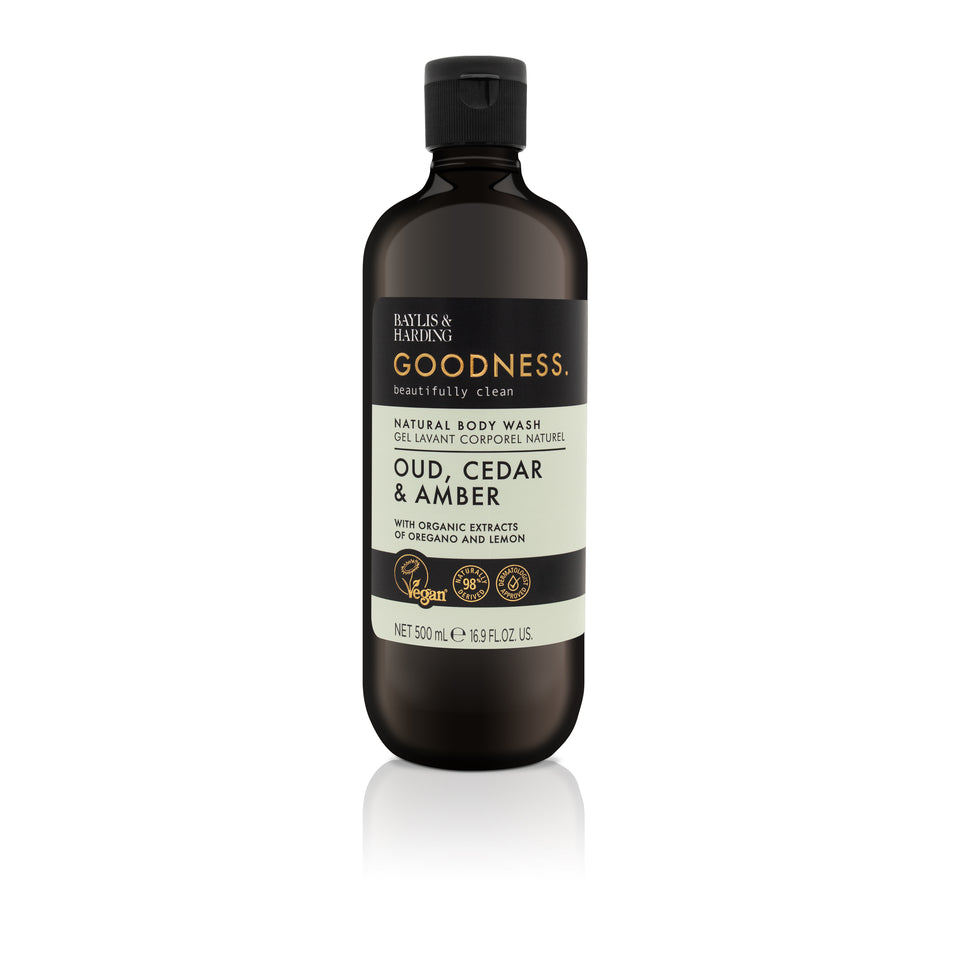 Baylis & Harding Body Wash Goodness Oud Cedar & Amber