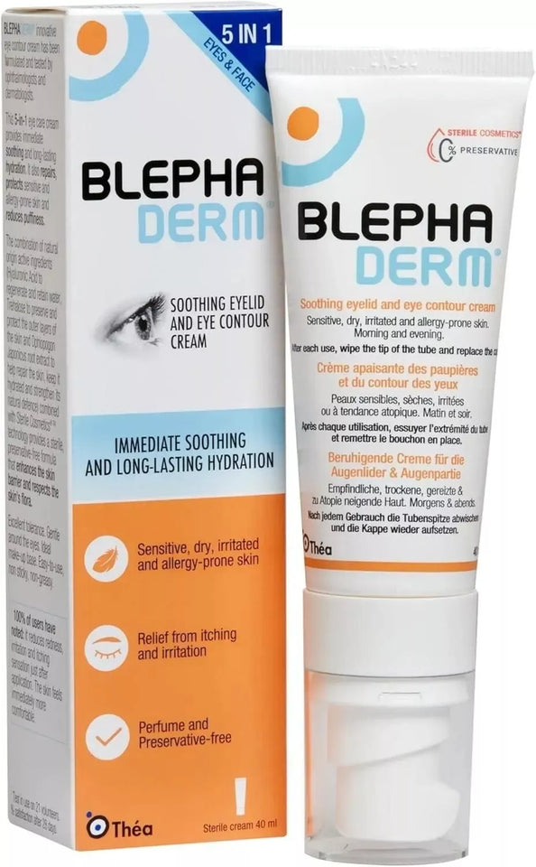 Blephaderm Soothing Eyelid and Eye Contour Cream 40ml