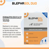 Blephasol Duo 100ml Micellar Eyelid Cleansing Lotion + 100 Lint-Free Pads67
