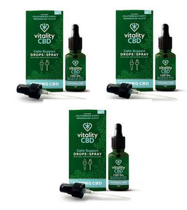 Calm Support CBD Drops & Spray 1200mg in 30ml (Pack of 3)