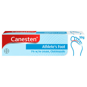 Canesten Atheltes Foot 1% w/w Clotrimazole Cream 15g