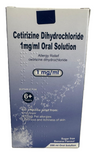 Cetirizine Dihydrochloride 1mg/ml Oral Solution – 200ml Banana Flavour | Sugar Free | 6+ Years