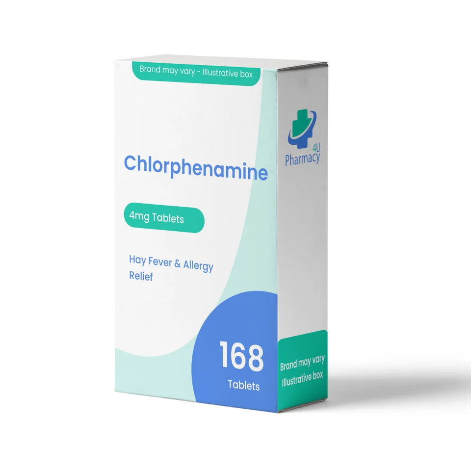 Chlorphenamine 4mg hay fever 168 tablets