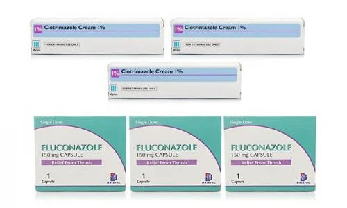 Clotrimazole and Fluconazole
