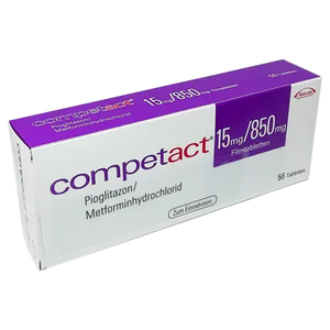 Competact 15mg/850mg Tablets (Pioglitazone/Metformin)