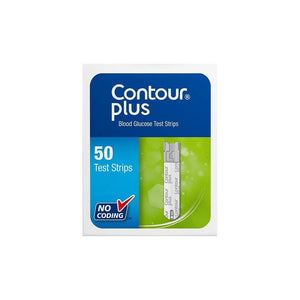 Contour Plus 50 Blood Glucose Test Strips