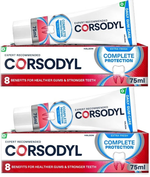 Corsodyl Complete Protection Gum Care Toothpaste Extra Fresh 75ml