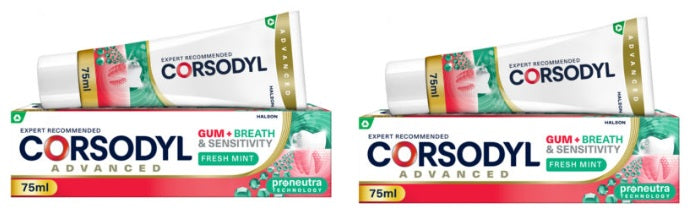 Corsodyl Gum+ Breath & Sensitivity Toothpaste 75ml - Fresh Mint2