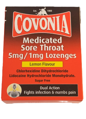 Covonia Medicated Sore Throat Lozenges 36s