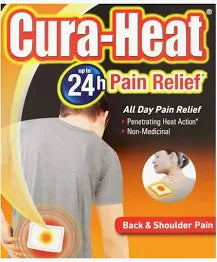 Cura-Heat Back & Shoulder Pain 3 pacthes