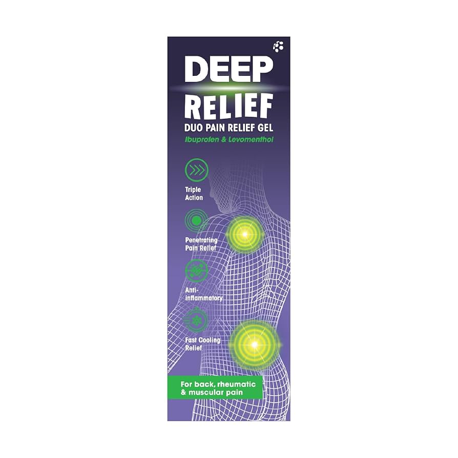 Deep Relief Pain Relief Gel 3% w/w 50G