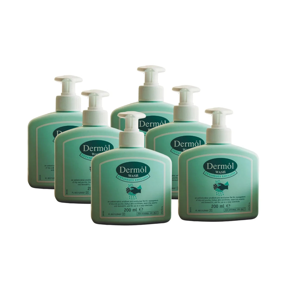 Dermol Wash - 200ml - 6 Pack