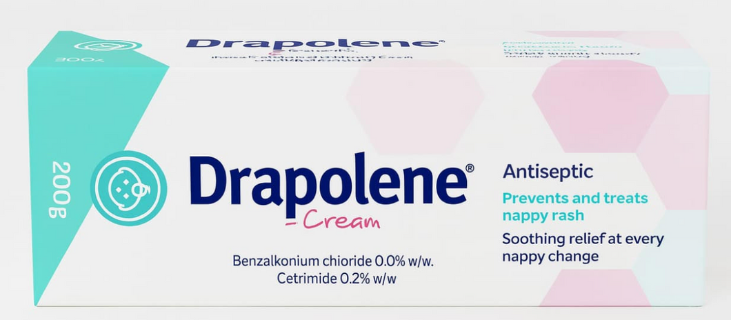 Drapolene Cream Antiseptic – Prevents & Treats Nappy Rash (200g)1